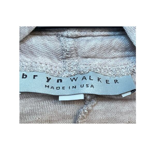 Brynn Walker Women's Size Large Tan Lightweight Long Sleeve Open Front Cardigan - Picture 2 of 8